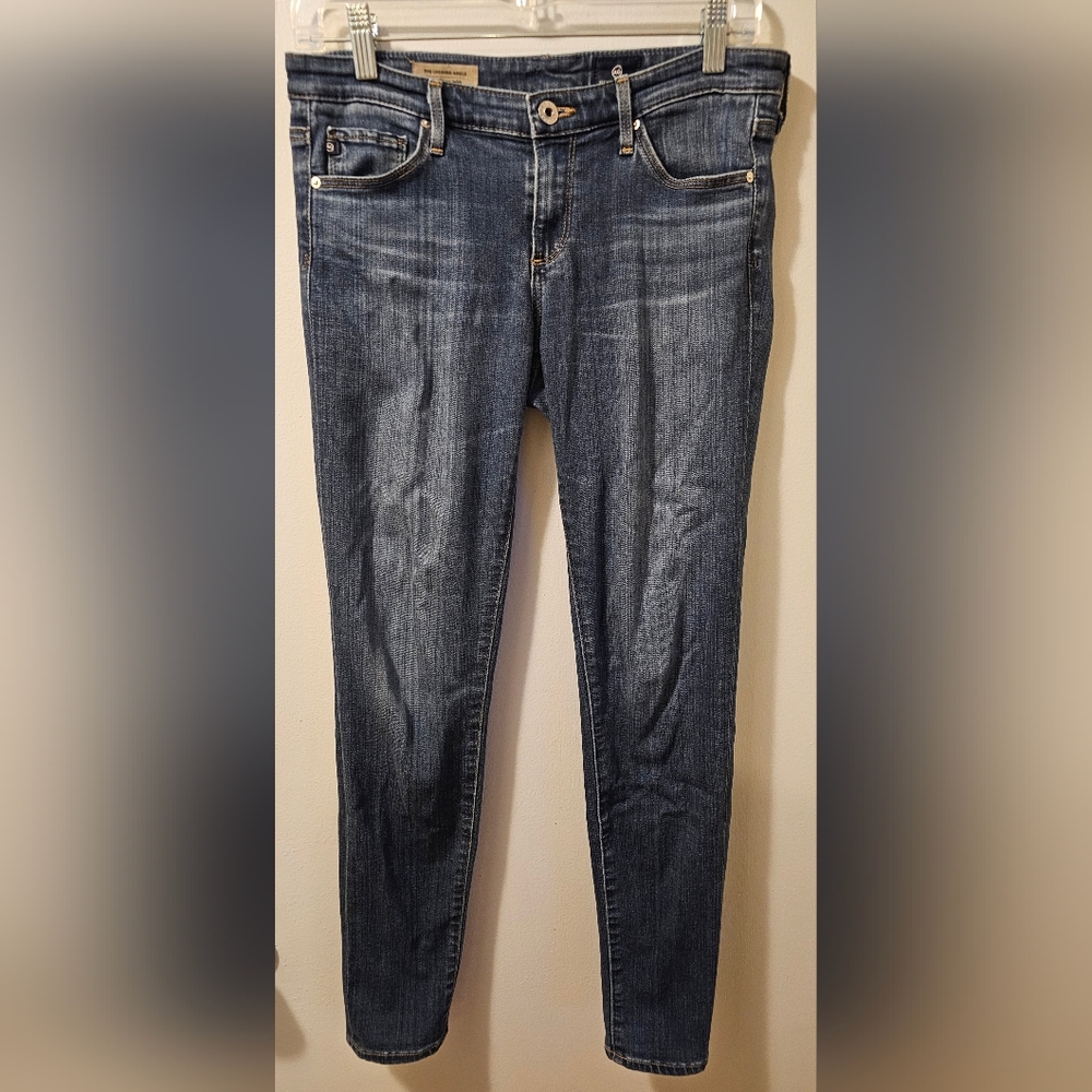 Adriano Goldschmied AG The Legging Ankle Super Skinny Blue Jeans Size 27R  Read